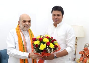 MP Biplab Deb raises concern over border fencing issue