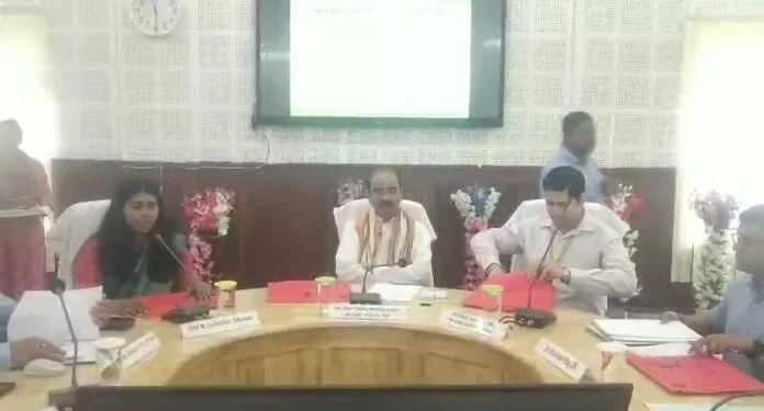 Union Minister Ajay Tamta Conducts District-Level Review Meeting in Khowai