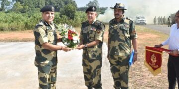 ADG praised the BSF jawans deployed on the border for their tireless efforts in difficult terrain