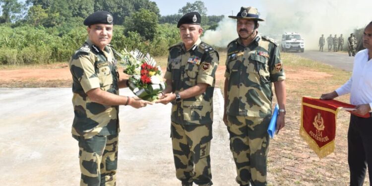 ADG praised the BSF jawans deployed on the border for their tireless efforts in difficult terrain