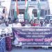 Mahila Congress stages strong protest