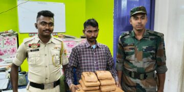 One arrested with dry marijuana worth  Rs 60,000