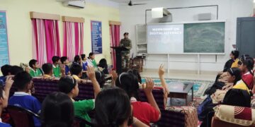 ASSAM RIFLES CONDUCTED LECTURE FOR STUDENTS ON DIGITAL LITERACY AT ARPS