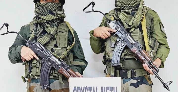 Assam Rifles seized 1000 grams of crystal methamphetamine worth 16 crore