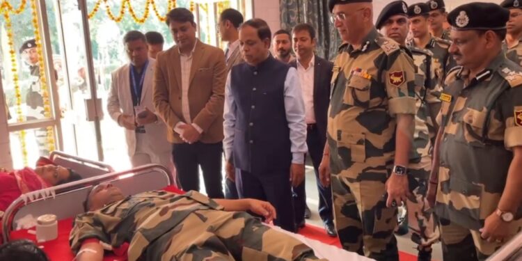 BSF launched a state-wide blood donation drive