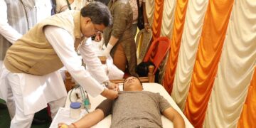 Blood Donation Camp Organized by Nine Bullets Club in Agartala