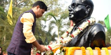 69th death anniversary of Dr. B R Ambedkar observed in Agartala with tributes and awareness programs