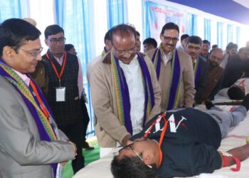 Association of Service Engineers of Tripura organizes blood donation camp: GUV inaugurated