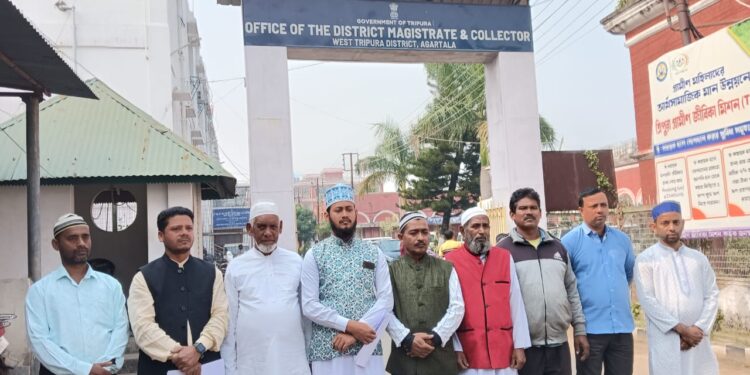 Tripura Gaussia Samiti raised its voice against the persecution of minorities in Bangladesh