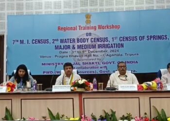 Three-Day Regional Training Workshop on Irrigation and Water Bodies Census Held in Agartala