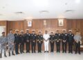 Indian Coast guard officers called on the Hon’ble Governor Tripura