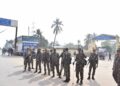 Tight security measures have been deployed at border