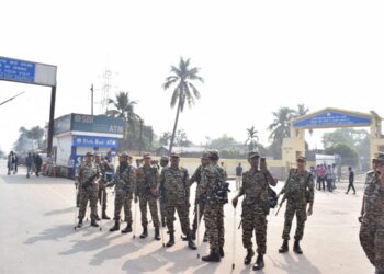 Tight security measures have been deployed at border