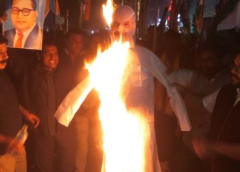 Congress Party Demands Resignation of Amit Shah Over Remarks on Dr. B.R. Ambedkar