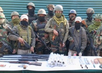Joint Operation by Assam Rifles and Manipur Police Recovers Illegal Weapons