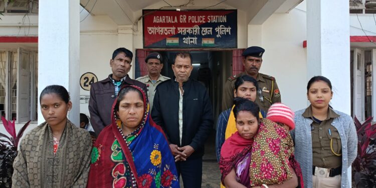 Arrests Made at Agartala Railway Station for Illegal Border Crossing
