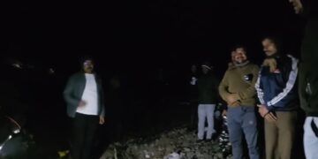 Tumor critically injured after being hit by a high-speed train