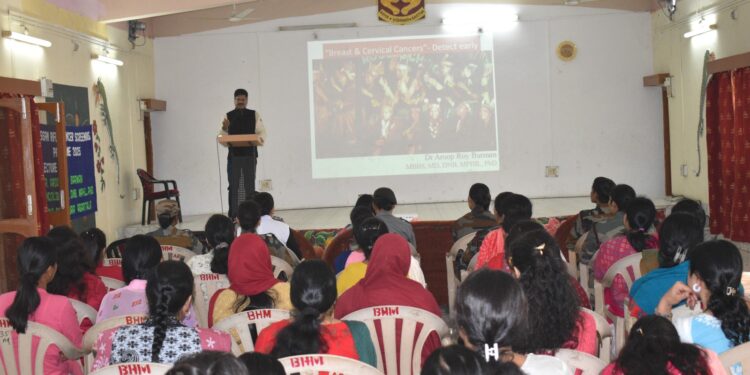 ASSAM RIFLES ORGANISES AWARENESS CUM MEDICAL CAMP ON CERVICAL AND BREAST CANCER FOR WOMEN