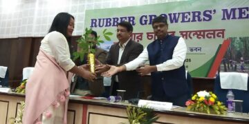 Tripura and Assam are set to emerge as key players in the rubber sector in Northeast