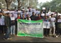 TSF stages protest ahead of the Winter Session of the Tripura Assembly