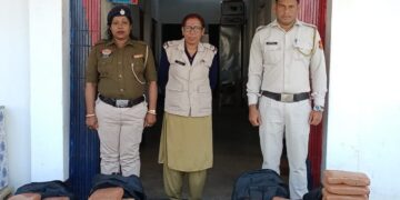 Jirania Railway police recovered 67 kg  dry ganja