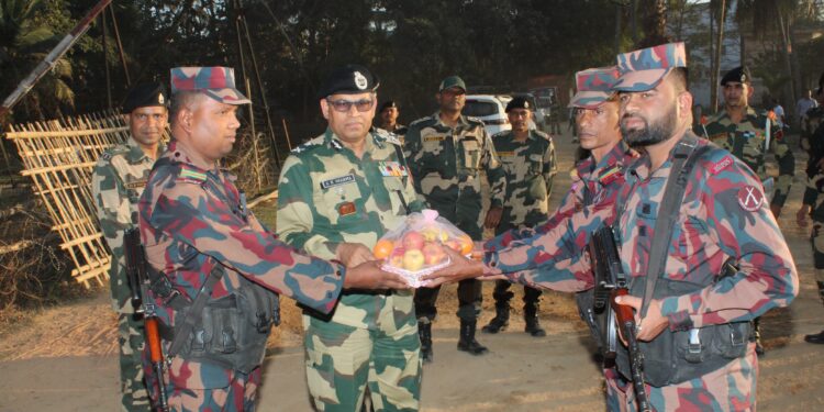 IG BSF TRIPURA FRONTIER VISITS NORTH TRIPURA AND UNAKOTI DISTRICTS