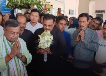 BJP leaders paid last tributes to late Balai Goswami