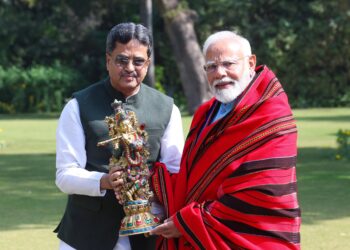 Tripura Chief Minister Prof. (Dr.) Manik Saha Meets Prime Minister Narendra Modi in New Delhi