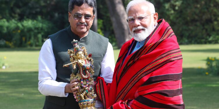 Tripura Chief Minister Prof. (Dr.) Manik Saha Meets Prime Minister Narendra Modi in New Delhi