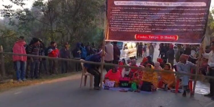 Tripura United Indigenous Returnees’ People’s Council Commences Indefinite Blockade on Assam-Agartala Highway