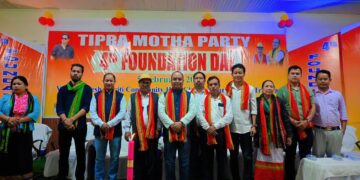 Tipra Motha observes foundation day