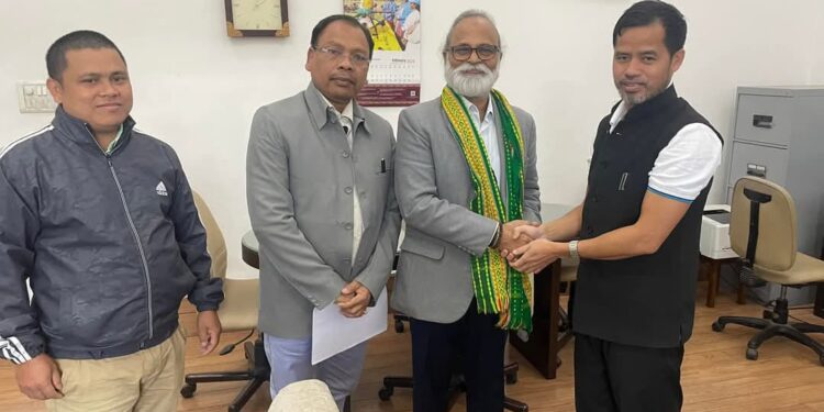 Cabinet Minister of Tripura meet AK Mishra