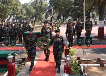 ASSAM RIFLES PAYS TRIBUTE TO  (LATE) LT COL MAHAVIR SINGH