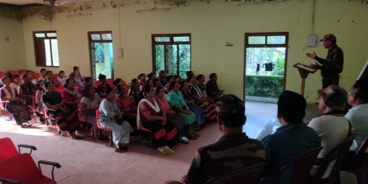 ASSAM RIFLES CONDUCTS LECTURE ON WOMEN EMPOWERMENT