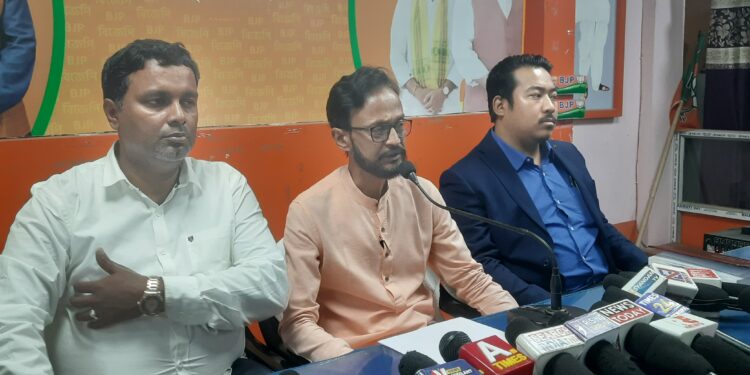 Tripura BJP protests CPI(M) criticism of central government’s financial assistance to flood-affected state