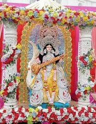 State celebrates Saraswati Puja