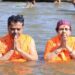 Tripura Chief Minister Manik Saha along with wife visits Maha Kumbh Mela 2025