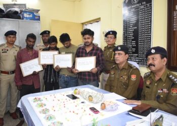 East Agartala Police detains four drug dealers