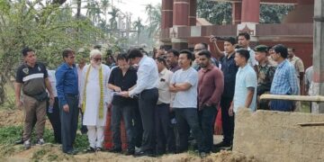 Tipra Motha chief Pradyot Kishore Debbarman raise concerns during a visit Chaturdash Devta Temple