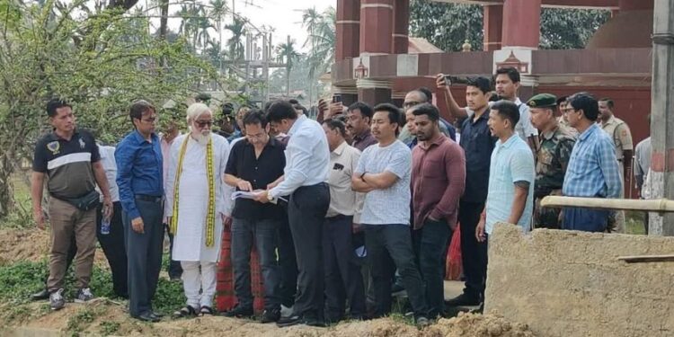 Tipra Motha chief Pradyot Kishore Debbarman raise concerns during a visit Chaturdash Devta Temple