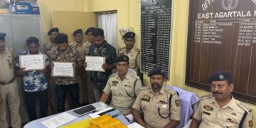 Three drug Paddlers were arrested with yaba tablets valued rs.5.5 crore from a city based hotel