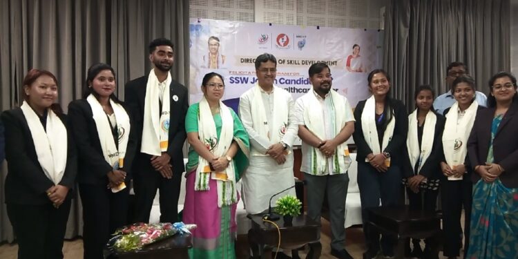 Chief Minister Manik Saha feliciates six Japan bound nursing job aspirants