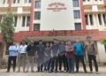 TISF gathered at Secondary Education Board demanding the adoption of Roman script for Kokborok language in secondary and HS exams