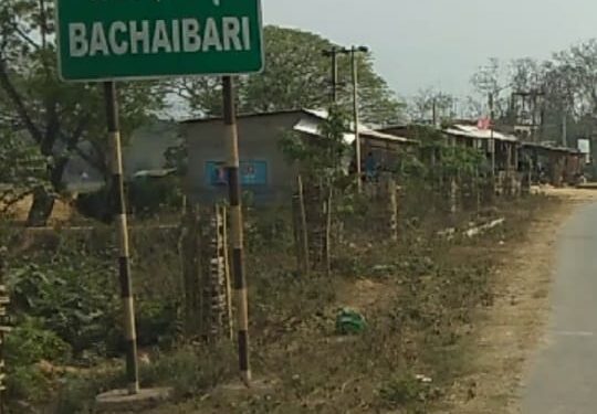 Newly constructed NH in Bachaibari shows severe deterioration