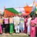 Tripura Pradesh Mahila Congress stages protest demanding the immediate implementation of the 33% women’s reservation in the Lok Sabha