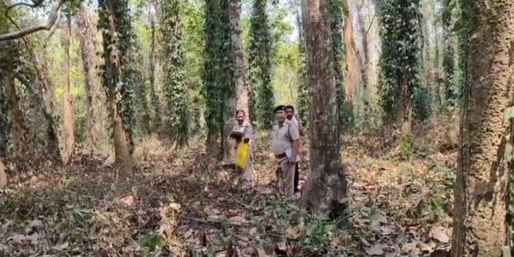 Hanging body recovered