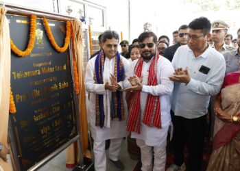 Modern Motor Stand Inaugurated in Teliamura