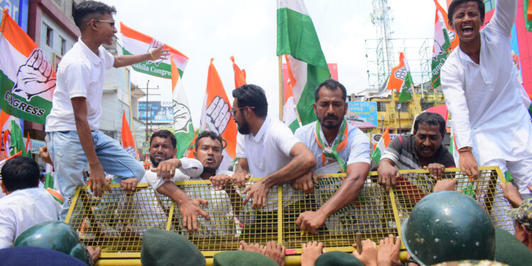 Protests Across Tripura as Part of ‘Save the Constitution Campaign’