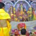 Basanti Puja celebrated  in Durga Bari