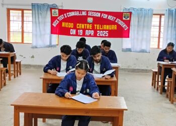 MOCK TEST CONDUCTED FOR NEET ASPIRANTS AT NIEDO CENTRE, TELIAMURA